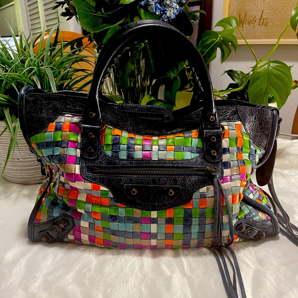 Balenciaga City Bag Multi Colored